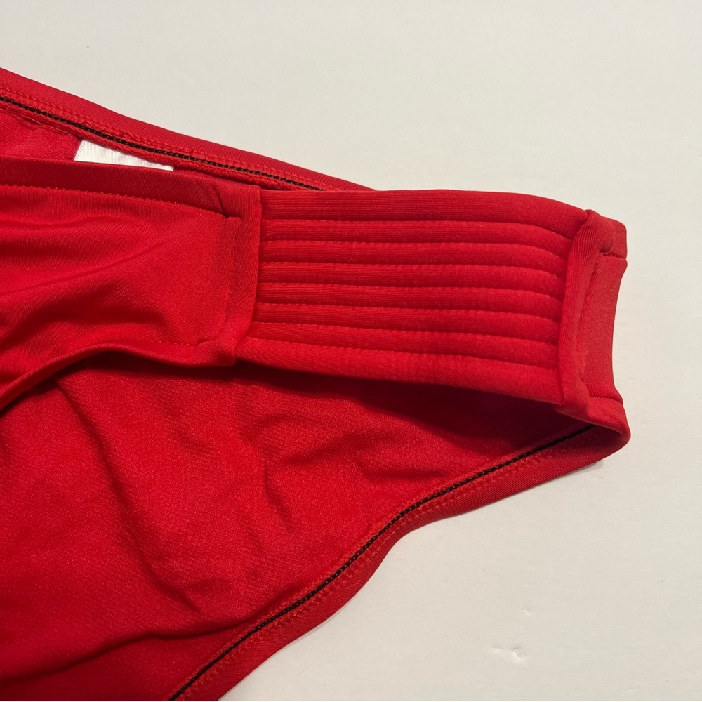 Kona Sol Stitched Hipster Medium Coverage Bikini Bottoms Red NWOT S - Picture 4 of 7